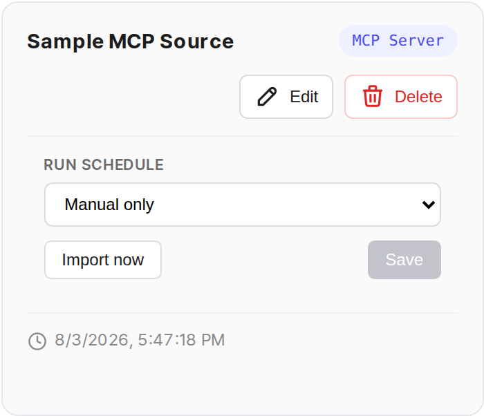 Source registered